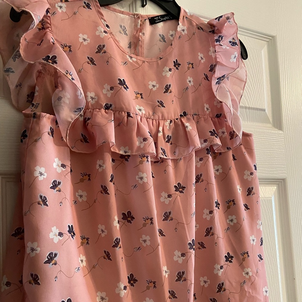 Dainty pink floral light weight too